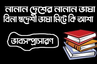 নানান দেশের নানান ভাষা