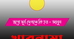 স্বপ্নে সূর্য দর্শন করলে কী হয়